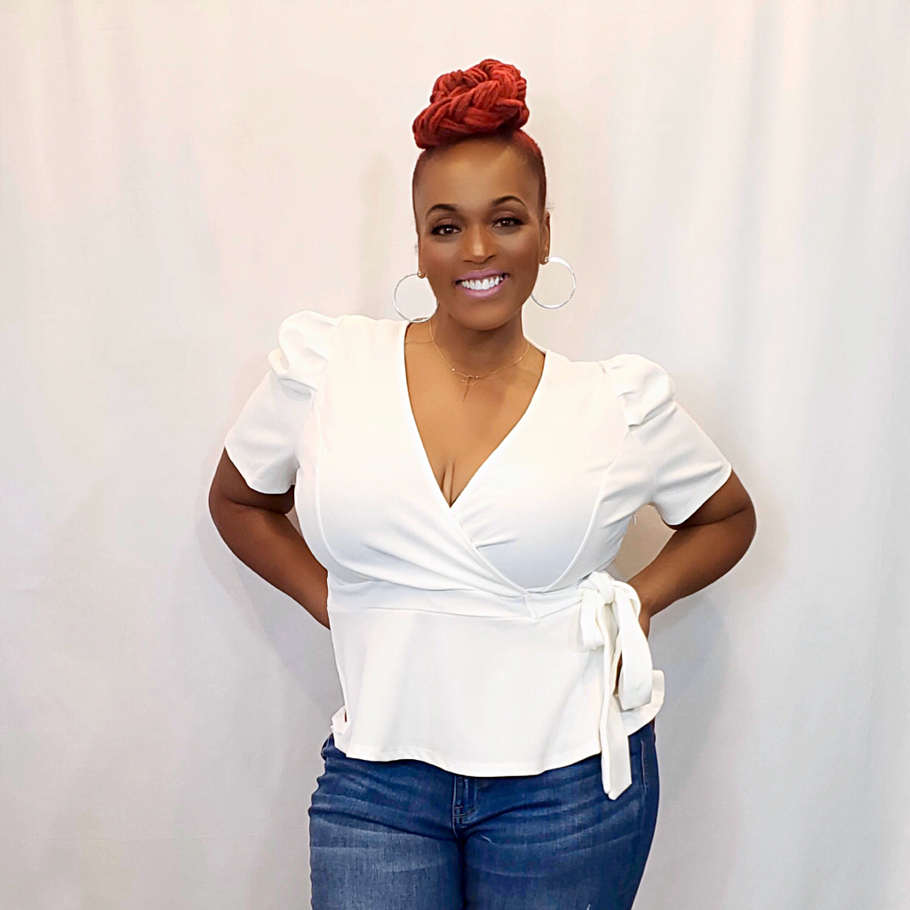 RUMOR HAS IT FLUTTER | TOP (PLUS SIZE) – JP HARPER NYC