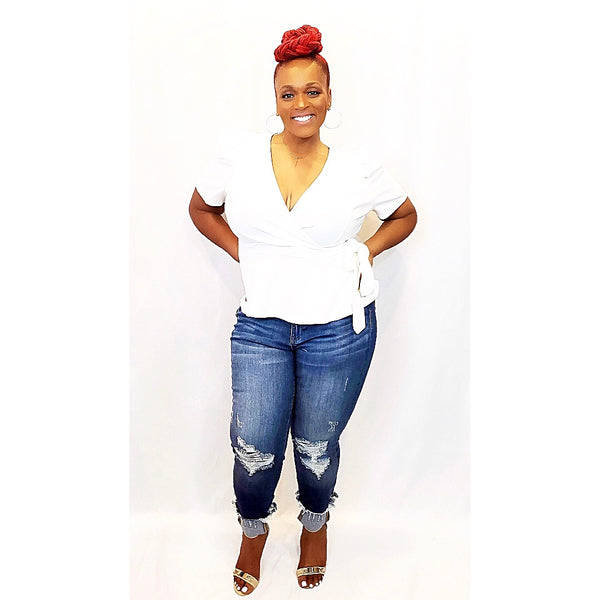 "THE LIZZO" SKINNY JEANS (PLUS SIZE)