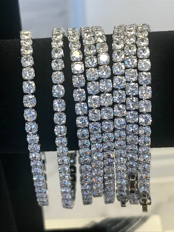 DIAMOND CZ TENNIS BRACELET